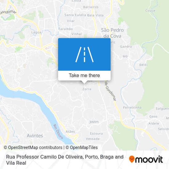 Rua Professor Camilo De Oliveira map