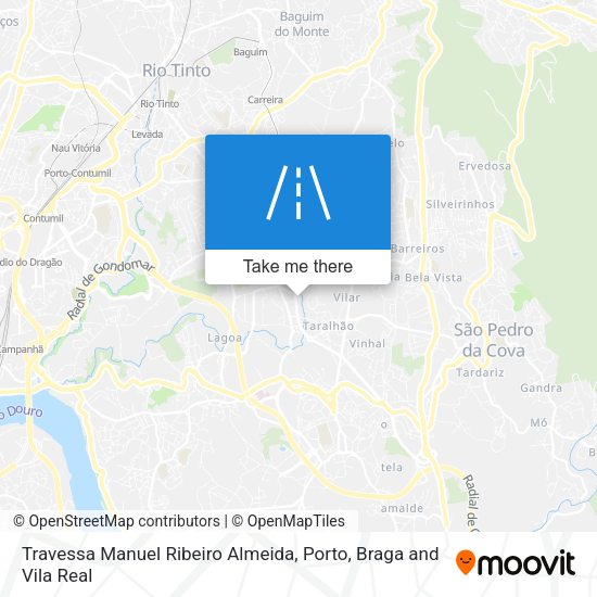 Travessa Manuel Ribeiro Almeida mapa