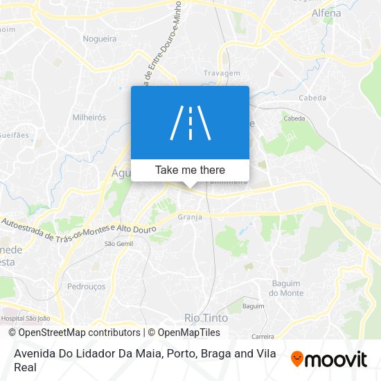 Avenida Do Lidador Da Maia mapa