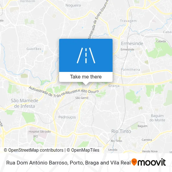Rua Dom António Barroso map