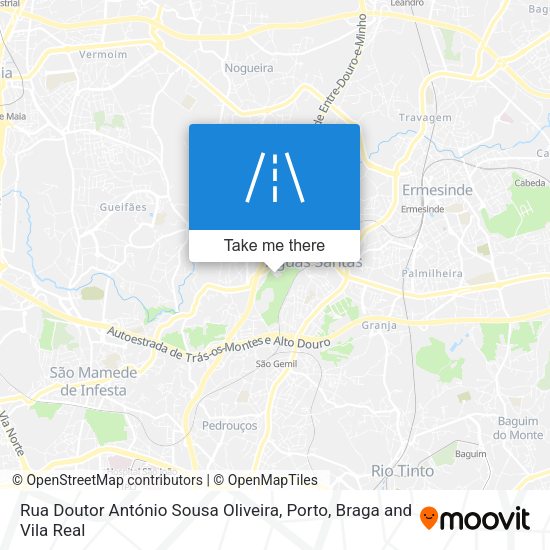 Rua Doutor António Sousa Oliveira map