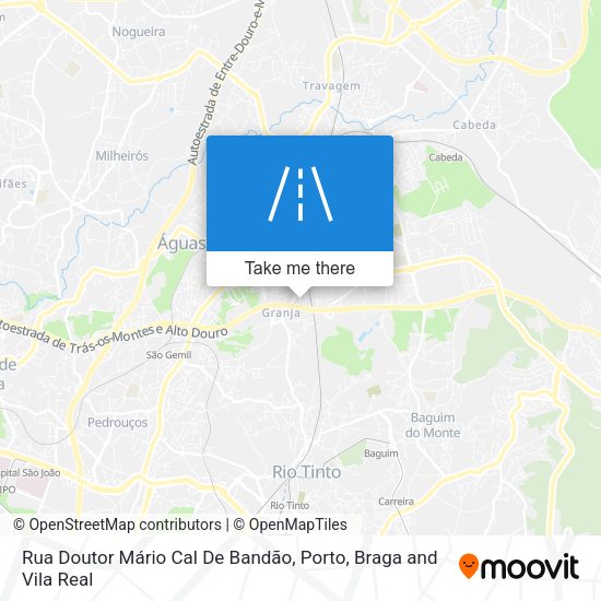Rua Doutor Mário Cal De Bandão mapa