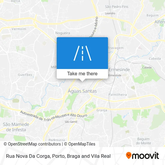 Rua Nova Da Corga map