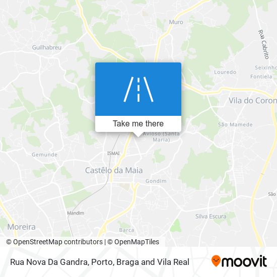 Rua Nova Da Gandra map