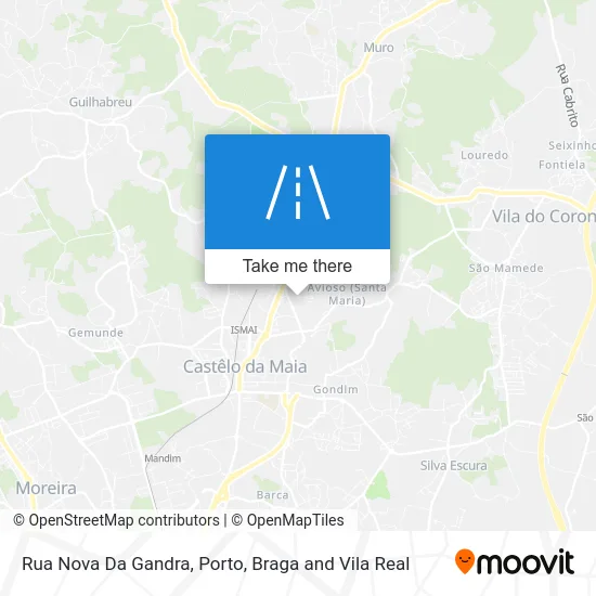 Rua Nova Da Gandra map