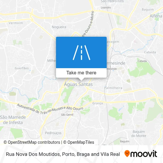 Rua Nova Dos Moutidos map