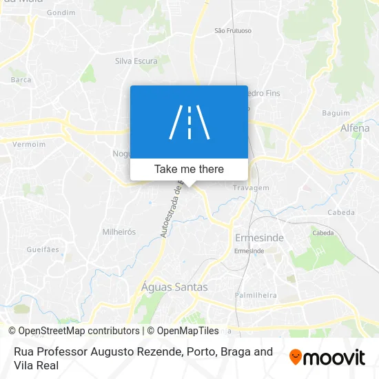 Rua Professor Augusto Rezende map