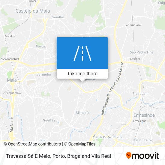 Travessa Sá E Melo mapa