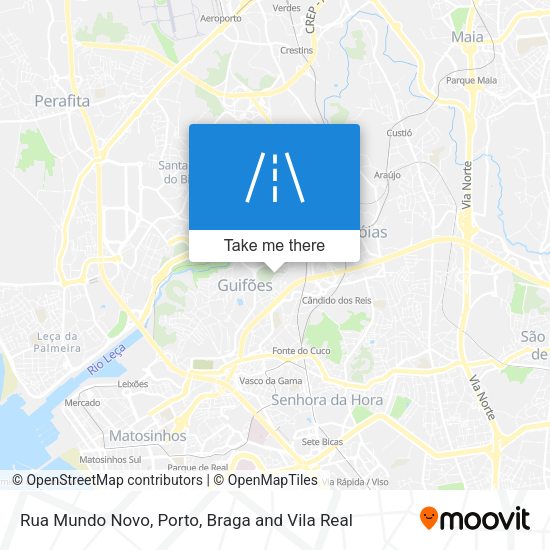 Rua Mundo Novo mapa