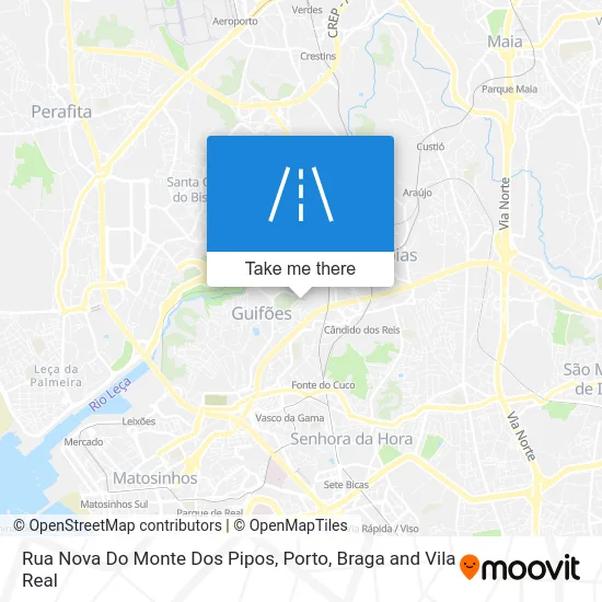 Rua Nova Do Monte Dos Pipos map