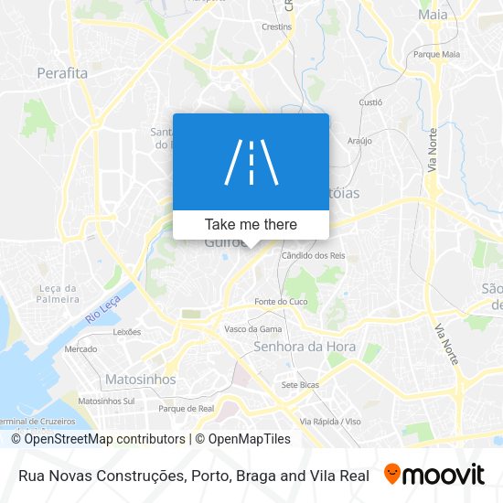 Rua Novas Construções map