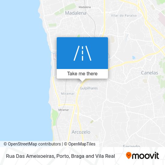 Rua Das Ameixoeiras mapa