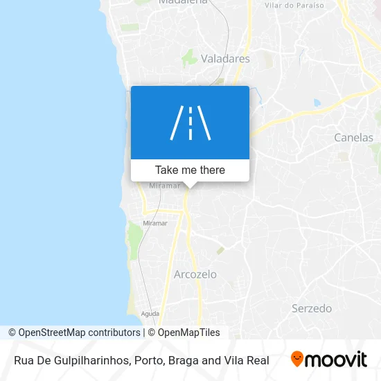 Rua De Gulpilharinhos map