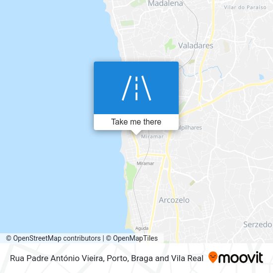 Rua Padre António Vieira map