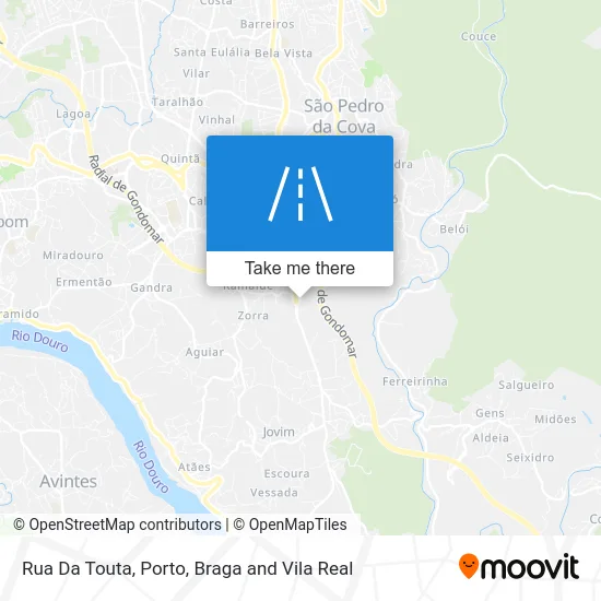Rua Da Touta map