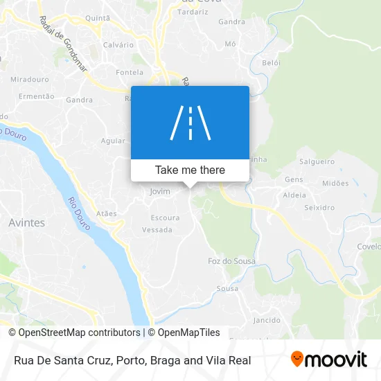 Rua De Santa Cruz map