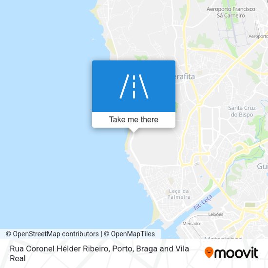 Rua Coronel Hélder Ribeiro mapa