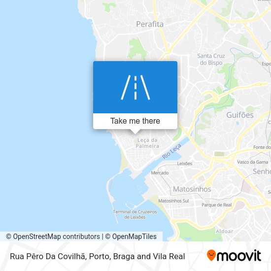 Rua Pêro Da Covilhã mapa