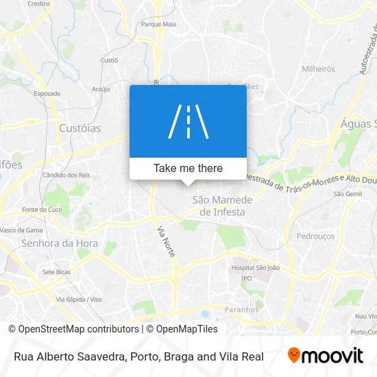 Rua Alberto Saavedra map