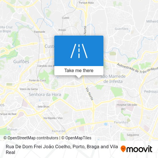 Rua De Dom Frei João Coelho mapa