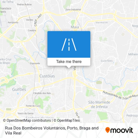 Rua Dos Bombeiros Voluntários map