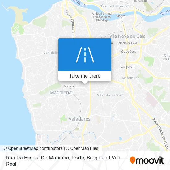 Rua Da Escola Do Maninho map
