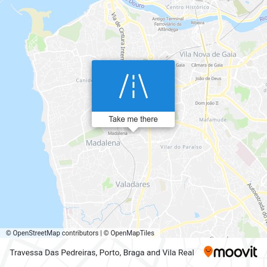 Travessa Das Pedreiras mapa