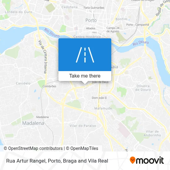 Rua Artur Rangel map