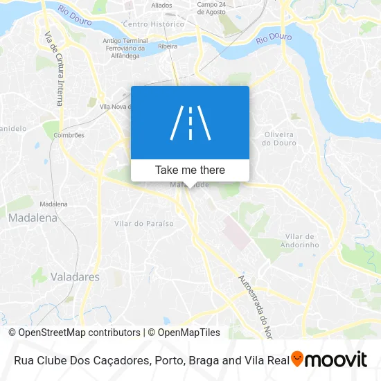 Rua Clube Dos Caçadores mapa