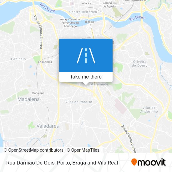 Rua Damião De Góis map