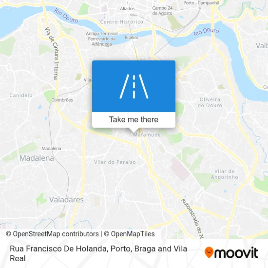 Rua Francisco De Holanda map