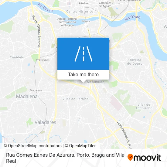 Rua Gomes Eanes De Azurara map