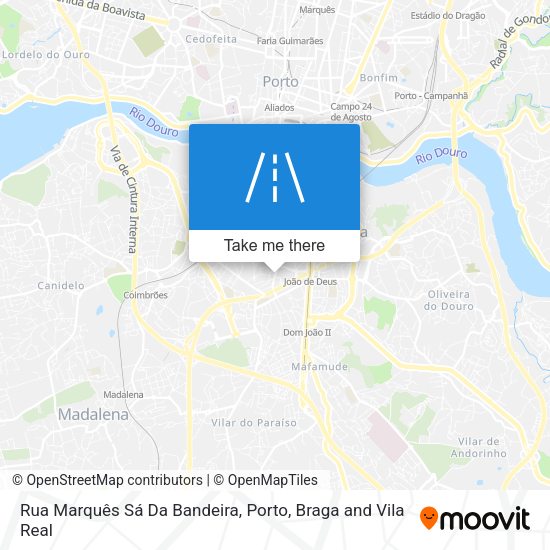 Rua Marquês Sá Da Bandeira map