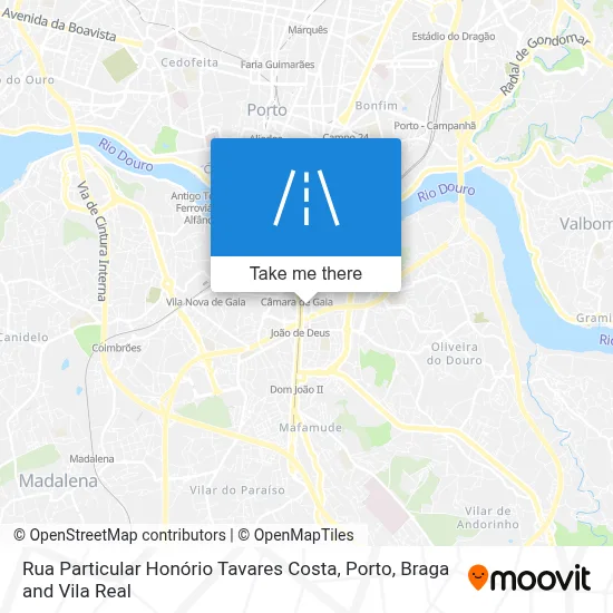 Rua Particular Honório Tavares Costa map