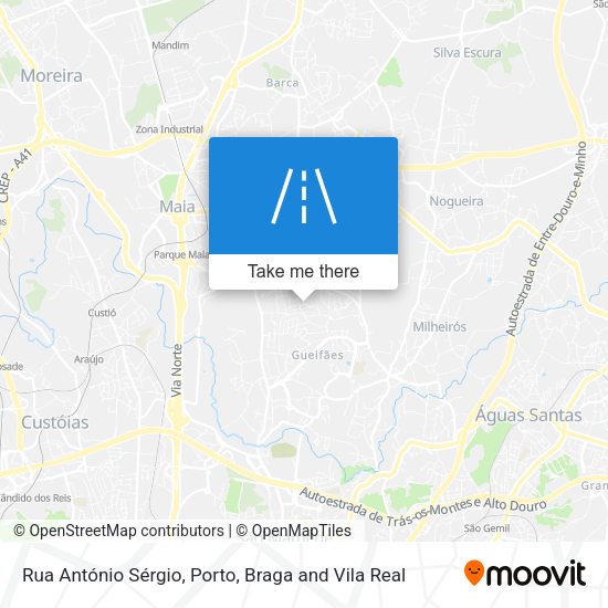 Rua António Sérgio map
