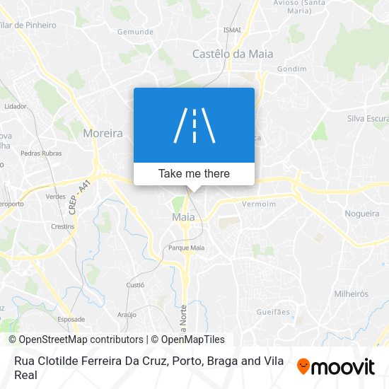 Rua Clotilde Ferreira Da Cruz mapa