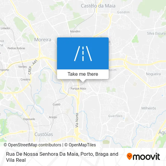 Rua De Nossa Senhora Da Maia map