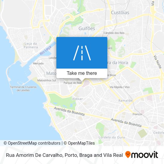 Rua Amorim De Carvalho map