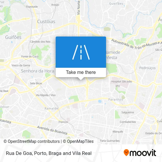 Rua De Goa map