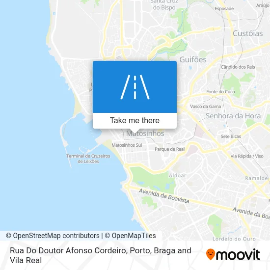 Rua Do Doutor Afonso Cordeiro map