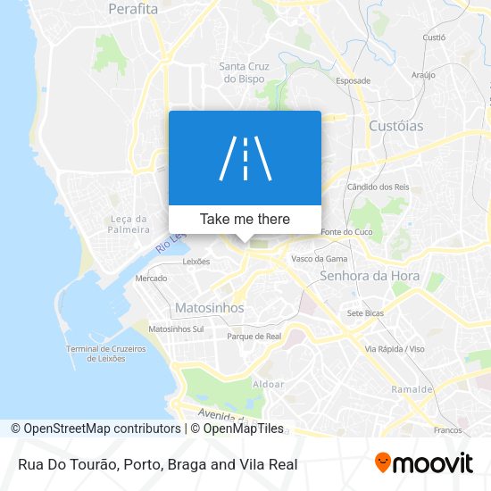 Rua Do Tourão mapa