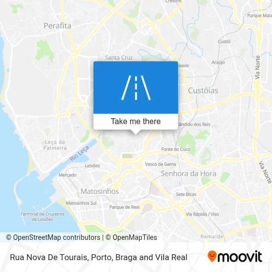 Rua Nova De Tourais map