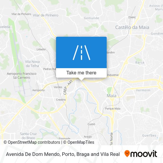 Avenida De Dom Mendo mapa