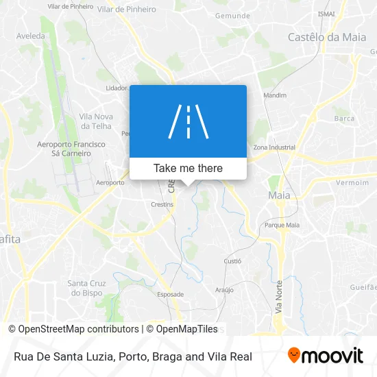 Rua De Santa Luzia map