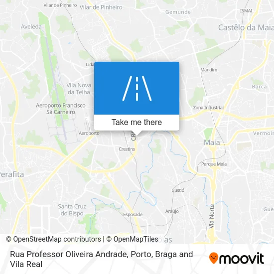 Rua Professor Oliveira Andrade map