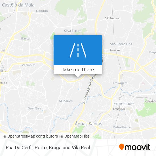 Rua Da Cerfil map