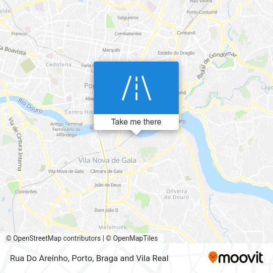 Rua Do Areínho mapa