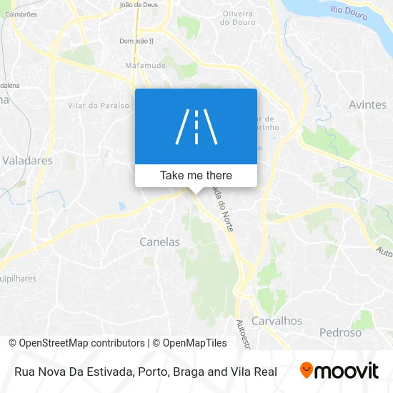 Rua Nova Da Estivada map