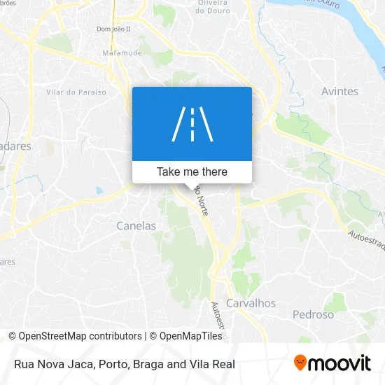 Rua Nova Jaca map