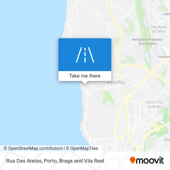 Rua Das Areias map